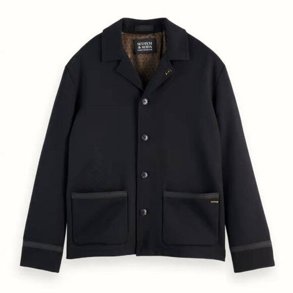 Brand New Scotch Soda Men's Embroidered Wool-Blend Blazer Size M - Picture 13 of 13